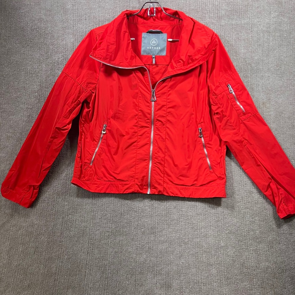 Aether Red Lightweight Full Zip Jacket Women's Si… - image 1